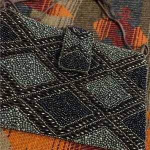 Beaded, BoHo, Mini Bag